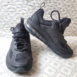 Nike Kids Black/Charcoal Air Max-Style Sneakers